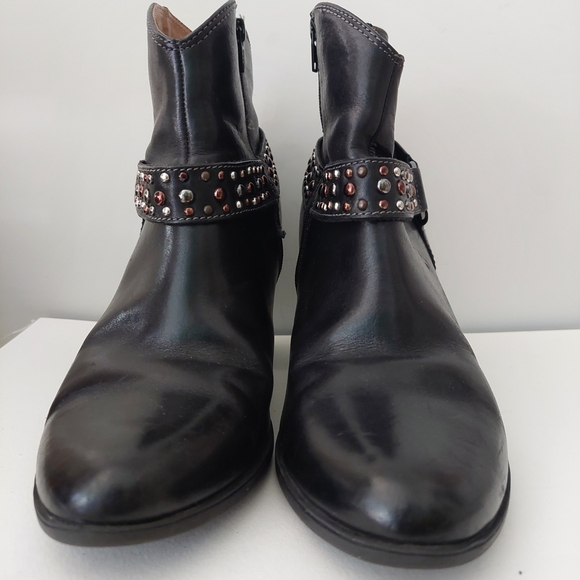 Sofft Black Studded Ankle Booties - Picture 2 of 7